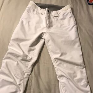 MSN x Snow pants Size XL. White and black. Warm. Good condition with some marks.